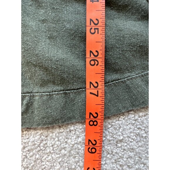 Sanctuary Womens Olive Green Cargo Vest With Tie-Waist & Flap Pockets Size M - Picture 7 of 10